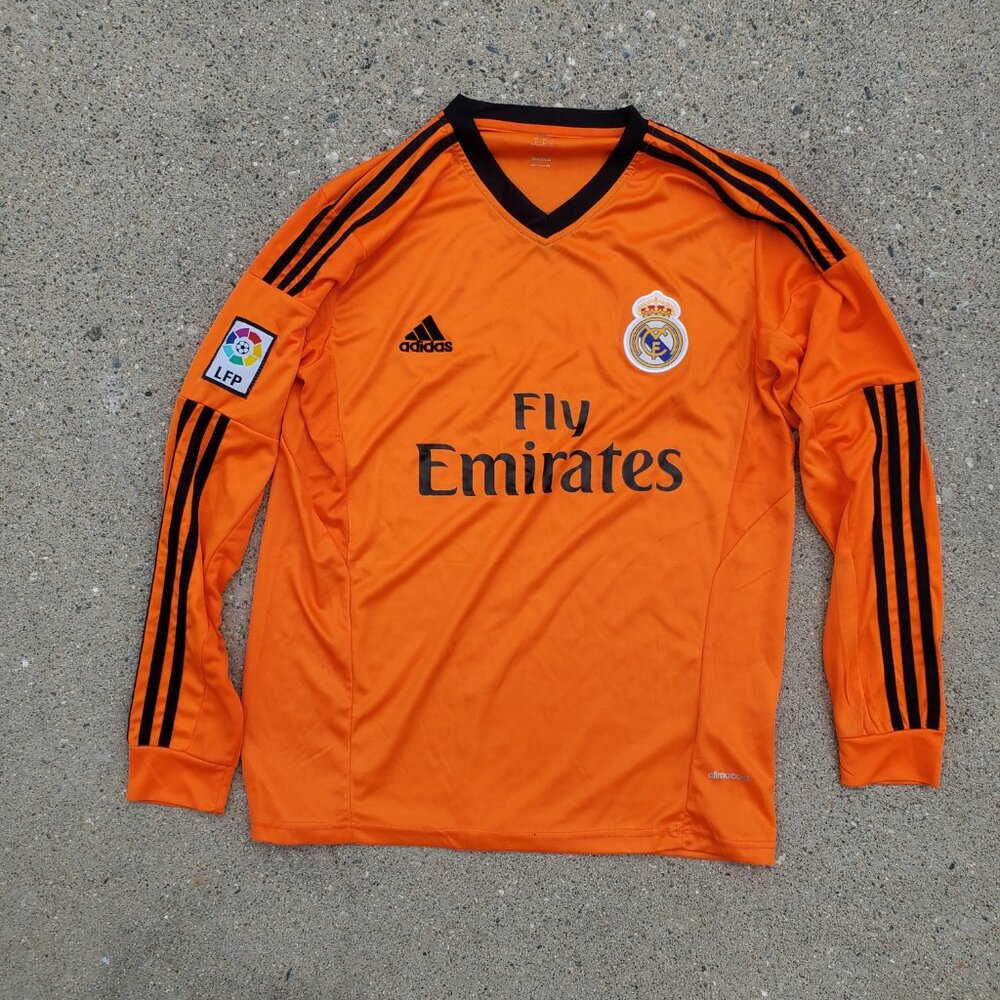 Adidas REAL MADRID 13/14 Jersey L. ronaldo ucl nike long sleeve zidane vini cr7